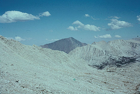 Looking east from Italy Pass - John Muir Wilderness Aug 1959 Looking east from Italy Pass - John Muir Wilderness Aug 1959