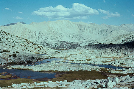 View across Granite Park toward Pine Creek - John Muir Wilderness Aug 1959 View across Granite Park toward Pine Creek - John Muir Wilderness Aug 1959