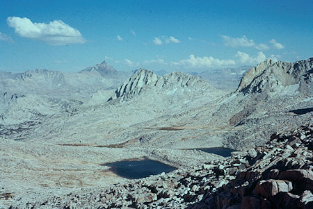 Looking southeast from Italy Pass - John Muir Wilderness Aug 1959 Looking southeast from Italy Pass - John Muir Wilderness Aug 1959