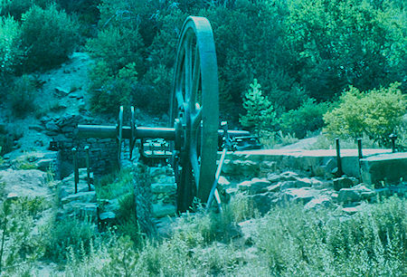 Mammoth Mill fly wheel at site of Mill City - 20 Aug 1959 Mammoth Mill fly wheel at site of Mill City - 20 Aug 1959