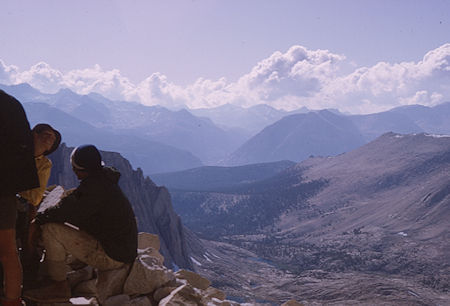 View from Trail Crest trail junction - 20 Aug 1965