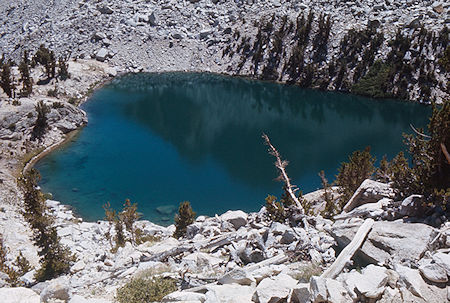 Heart Lake on Kearsarge Pass Trail - Kearsarge Pass 21 Aug1971 Heart Lake on Kearsarge Pass Trail - Kearsarge Pass 21 Aug1971