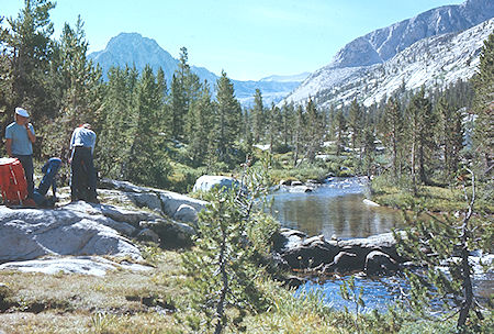 Bubbs Creek, Center Peak - Kings Canyon National Park 22 Aug 1971 Bubbs Creek, Center Peak - Kings Canyon National Park 22 Aug 1971