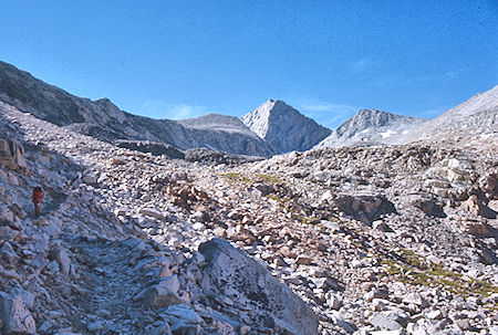Junction Peak enroute to Forester Pass - Kings Canyon National Park 23 Aug 1971 Junction Peak enroute to Forester Pass - Kings Canyon National Park 23 Aug 1971