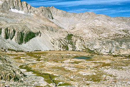 Looking back on the way to Forester Pass - Kings Canyon National Park 23 Aug 1971 Looking back on the way to Forester Pass - Kings Canyon National Park 23 Aug 1971