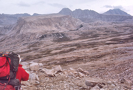 Diamond Mesa, upper Tyndall Creek from Tawny Ridge - Sequoia National Park 24 Aug 1971 Diamond Mesa, upper Tyndall Creek from Tawny Ridge - Sequoia National Park 24 Aug 1971