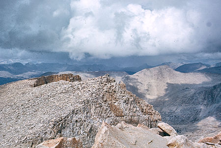 Mt. Hitchcock ridge, Mt. Young from Mt. Hitchcock - Sequoia National Park 26 Aug 1971 Mt. Hitchcock ridge, Mt. Young from Mt. Hitchcock - Sequoia National Park 26 Aug 1971