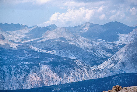 Picket Creek (left), Kern-Kaweah Creek (right) from Mt. Hitchcock - Sequoia National Park 26 Aug 1971 Picket Creek (left), Kern-Kaweah Creek (right) from Mt. Hitchcock - Sequoia National Park 26 Aug 1971