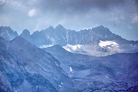 Kern-Kaweah Ridge from Mt. Hitchcock - Sequoia National Park 26 Aug 1971 Kern-Kaweah Ridge from Mt. Hitchcock - Sequoia National Park 26 Aug 1971