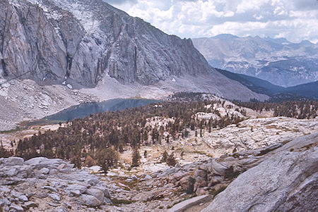 Lower Crabtree Lake from Mt. Hitchcock - Sequoia National Park 26 Aug 1971 Lower Crabtree Lake from Mt. Hitchcock - Sequoia National Park 26 Aug 1971