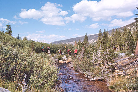 Cross-country down Rock Creek - Sequoia National Park 29 Aug 1971 Cross-country down Rock Creek - Sequoia National Park 29 Aug 1971