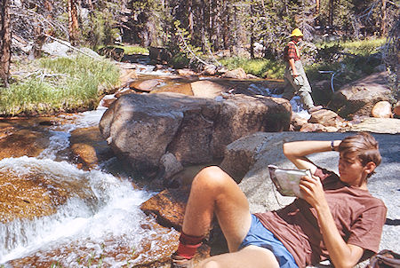 Lunch stop on Rock Creek - Sequoia National Park 29 Aug 1971 Lunch stop on Rock Creek - Sequoia National Park 29 Aug 1971