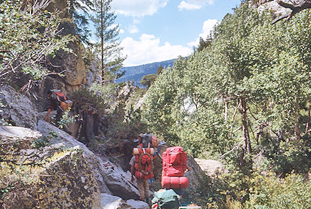 Descending Rock Creek - Sequoia National Park 29 Aug 1971 Descending Rock Creek - Sequoia National Park 29 Aug 1971