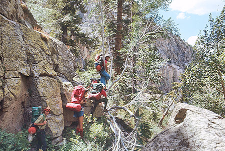 Descending Rock Creek - Sequoia National Park 29 Aug 1971 Descending Rock Creek - Sequoia National Park 29 Aug 1971