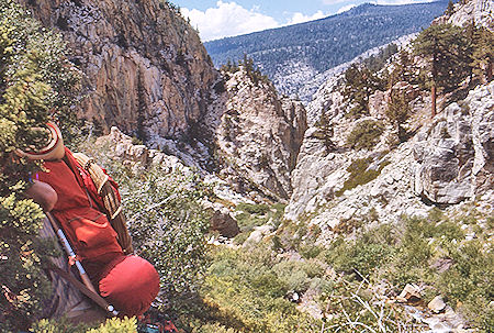 Descending Rock Creek - Sequoia National Park 29 Aug 1971 Descending Rock Creek - Sequoia National Park 29 Aug 1971
