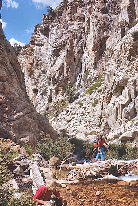 Descending Rock Creek - Sequoia National Park 29 Aug 1971 Descending Rock Creek - Sequoia National Park 29 Aug 1971
