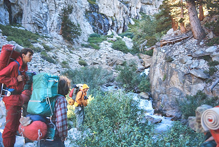 Climbing back up Rock Creek - Sequoia National Park 30 Aug 1971 Climbing back up Rock Creek - Sequoia National Park 30 Aug 1971
