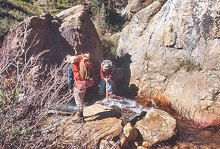Climbing back up Rock Creek - Sequoia National Park 30 Aug 1971 Climbing back up Rock Creek - Sequoia National Park 30 Aug 1971