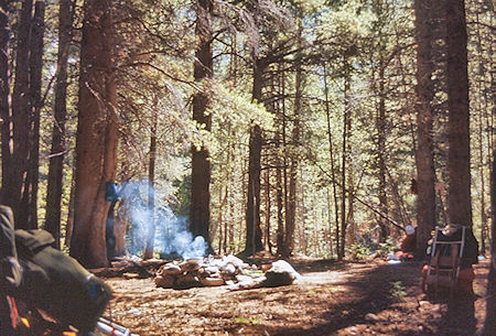 Camp at Junction Meadow - Sequoia National Park 31 Aug 1971 Camp at Junction Meadow - Sequoia National Park 31 Aug 1971