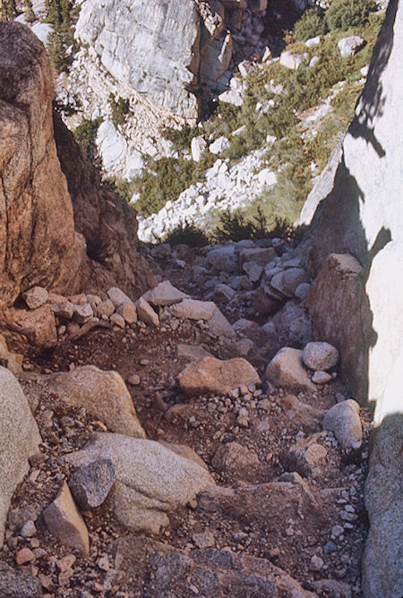 Kern-Kaweah 'pass' switchbacks - Sequoia National Park 01 Sep 1971 Kern-Kaweah 'pass' switchbacks - Sequoia National Park 01 Sep 1971