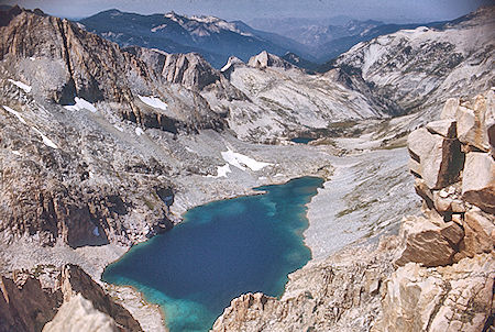 Castle Rocks, Lion Lake from top of Triple Divide Peak - Sequoia National Park 02 Sep 1971 Castle Rocks, Lion Lake from top of Triple Divide Peak - Sequoia National Park 02 Sep 1971