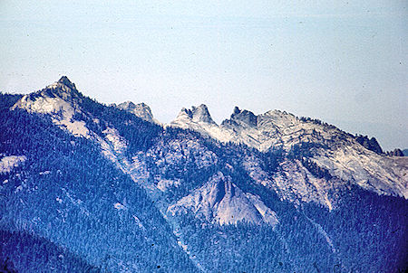 Castle Rocks from top of Triple Divide Peak - Sequoia National Park 02 Sep 1971 Castle Rocks from top of Triple Divide Peak - Sequoia National Park 02 Sep 1971
