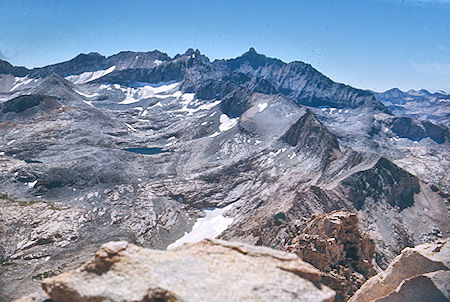 Kaweah Peaks Ridge from top of Tripple Divide Peak - Sequoia National Park 02 Sep 1971 Kaweah Peaks Ridge from top of Tripple Divide Peak - Sequoia National Park 02 Sep 1971