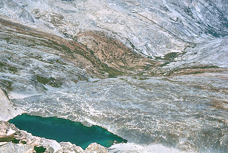 Glacier Lake, Cloud Canyon from top of Triple Divide Peak - Sequoia National Park 02 Sep 1971 Glacier Lake, Cloud Canyon from top of Triple Divide Peak - Sequoia National Park 02 Sep 1971