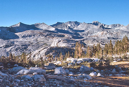Kaweah Ridge from Colby Pass trail - Sequoia National Park 03 Sep 1971 Kaweah Ridge from Colby Pass trail - Sequoia National Park 03 Sep 1971