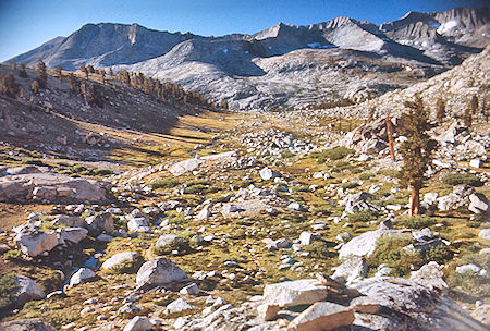 Looking back on Colby Pass trail - Sequoia National Park 03 Sep 1971 Looking back on Colby Pass trail - Sequoia National Park 03 Sep 1971