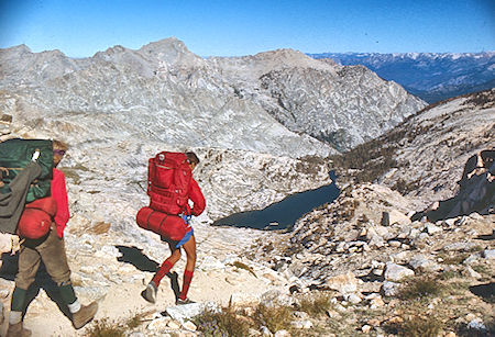 Descending Colby Pass toward Colby Lake - Kings Canyon National Park 03 Sep 1971 Descending Colby Pass toward Colby Lake - Kings Canyon National Park 03 Sep 1971