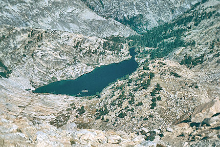 Colby Lake from Colby Pass - Kings Canyon National Park 03 Sep 1971 Colby Lake from Colby Pass - Kings Canyon National Park 03 Sep 1971