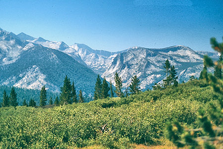 View south from near top of Avalanche Pass - Kings Canyon National Park 04 Sep 1971 View south from near top of Avalanche Pass - Kings Canyon National Park 04 Sep 1971