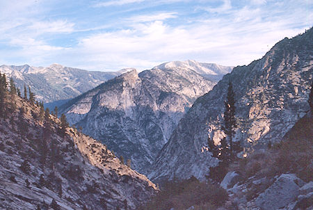 Mt. Hutchings and Buck Peak from Sphinx Creek trail - Kings Canyon National Park 05 Sep 1971 Mt. Hutchings and Buck Peak from Sphinx Creek trail - Kings Canyon National Park 05 Sep 1971