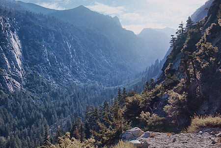 Bubbs Creek from Sphinx Creek trail - Kings Canyon National Park 05 Sep 1971 Bubbs Creek from Sphinx Creek trail - Kings Canyon National Park 05 Sep 1971