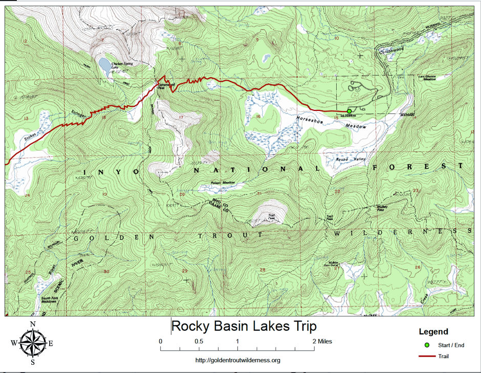 Rocky Basin Lakes backpack first half 1972 Rocky Basin Lakes backpack first half 1972