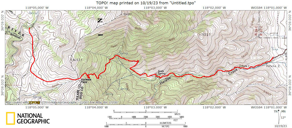 Haiwee Pass/Kern River 1973-1978