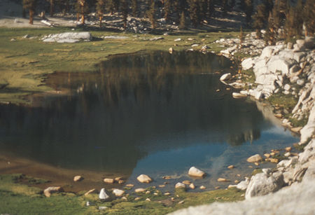 'Grass' Lake below upper Meysan Lake - Jul 1975 'Grass' Lake below upper Meysan Lake - Jul 1975