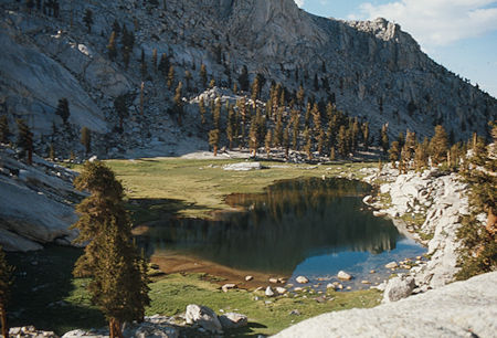 'Grass' Lake below upper Meysan Lake - Jul 1975