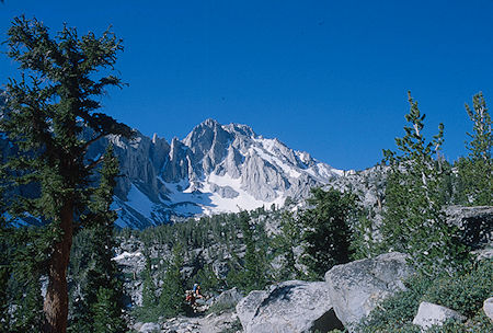 University Peak from Kearsarge Pass Trail - Kearsarge Pass 1978 University Peak from Kearsarge Pass Trail - Kearsarge Pass 1978