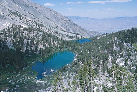 Flower and Gilbert Lakes - Kearsarge Pass 1978 Flower and Gilbert Lakes - Kearsarge Pass 1978