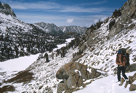 Long Lake and Spearhead Lake - John Muir Wilderness 14 May 1977 Long Lake and Spearhead Lake - John Muir Wilderness 14 May 1977