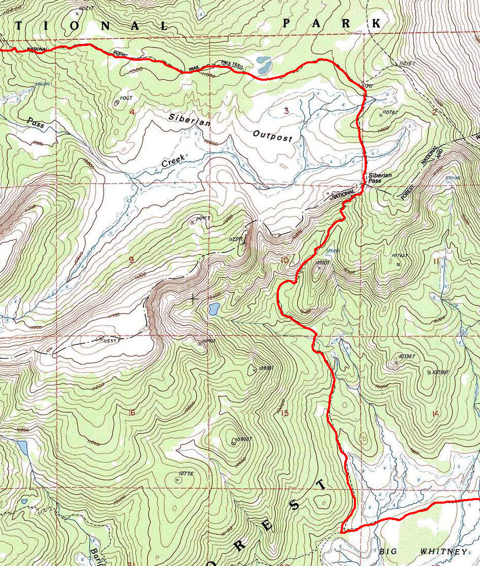 Day one and two on 1978 Kern Area Deck Trek