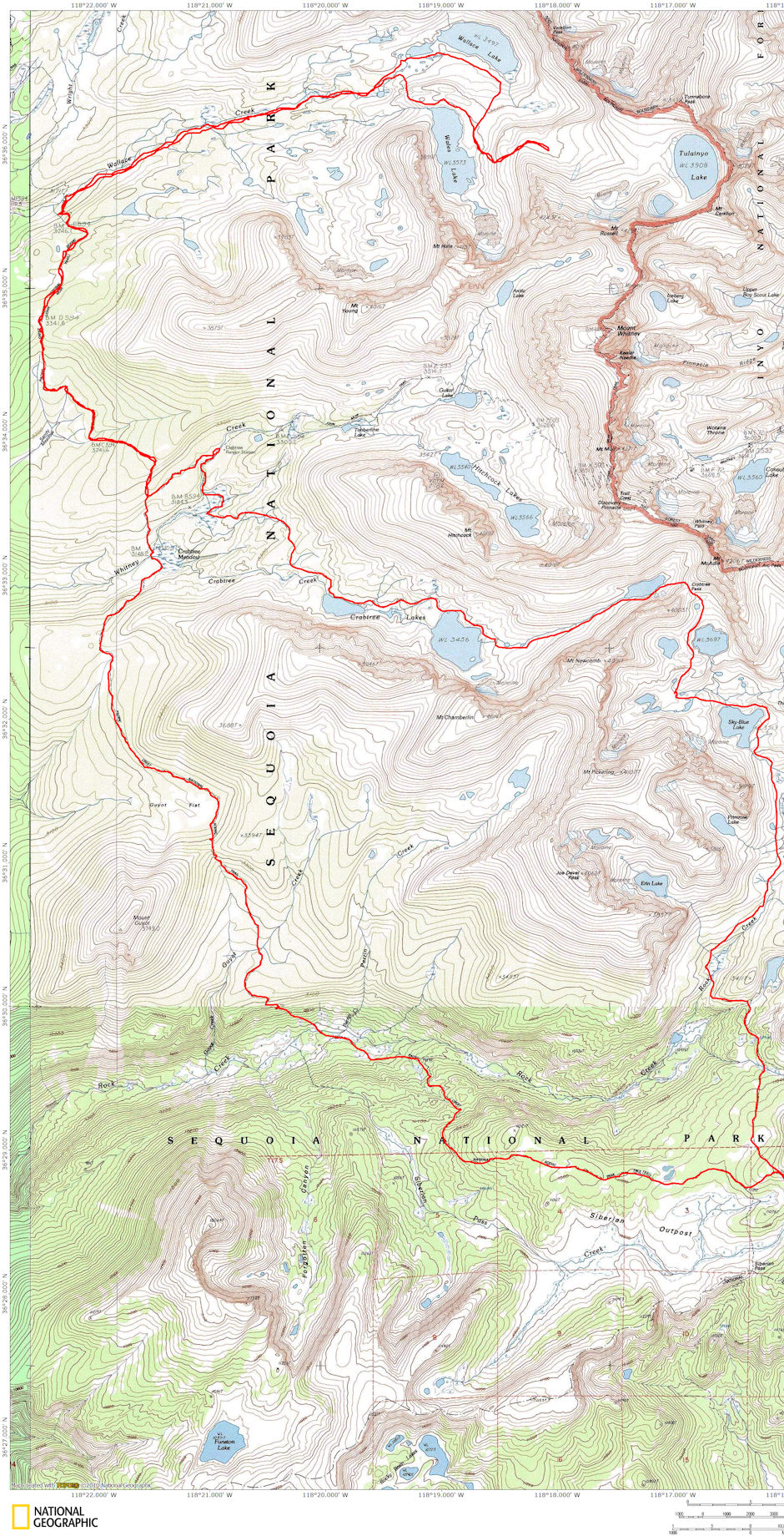 Wallace Lake/Miter Basin Deck Trek 1979 - West Half Wallace Lake/Miter Basin Deck Trek 1979 - West Half