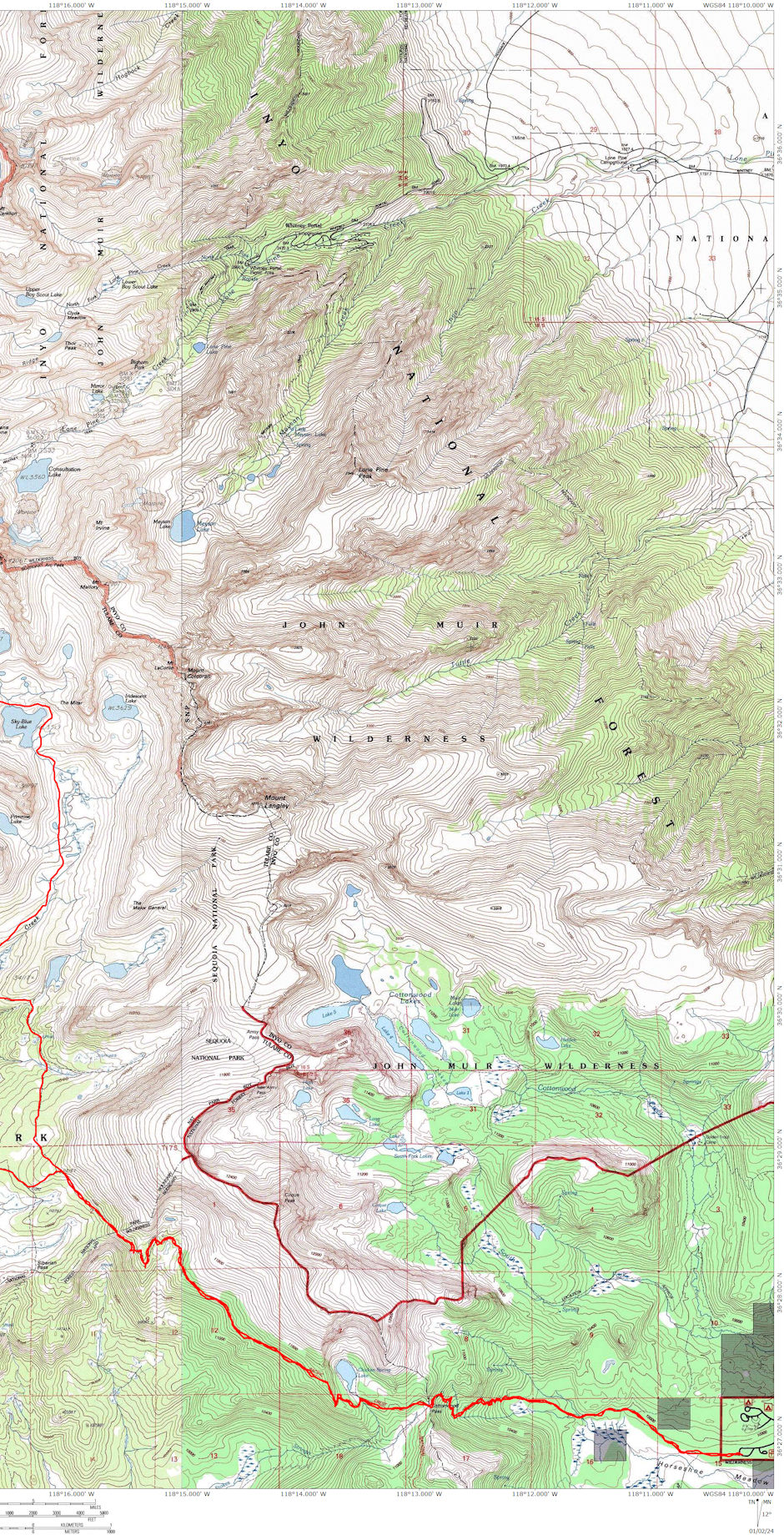 Wallace Lake/Miter Basin Deck Trek 1979 - East Half Wallace Lake/Miter Basin Deck Trek 1979 - East Half