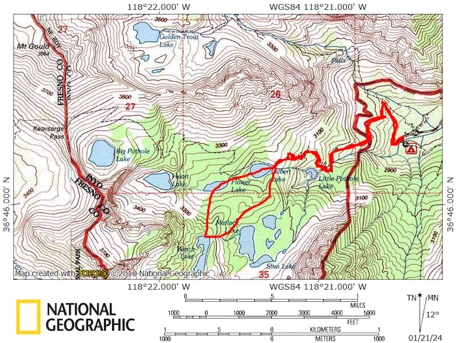 Bench Lake via Onion Valley 1981 Bench Lake via Onion Valley 1981