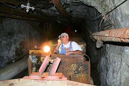 Pine Creek Mine Underground With Guide Pete