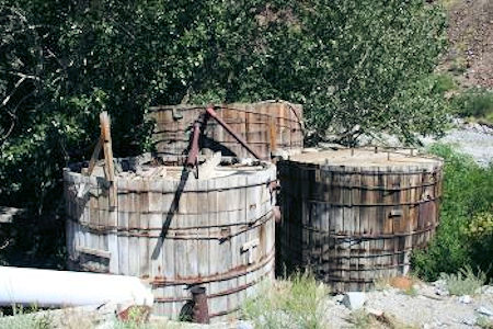 Pine Creek Mine Water Barrels