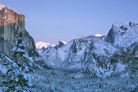 Yosemite Valley from Wawona Tunnel - Yosemite National Park 01 Jan 1966