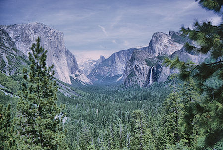 Yosemite Valley from Wawona Tunnel - Yosemite National Park 01 Jun 1968